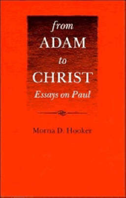 Book cover for From Adam to Christ