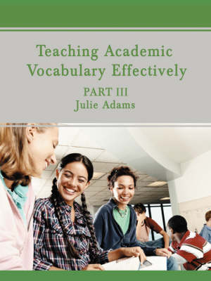 Book cover for Teaching Academic Vocabulary Effectively