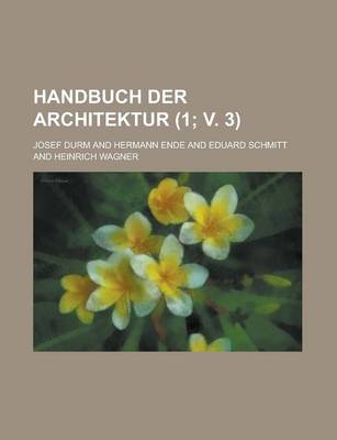 Book cover for Handbuch Der Architektur (1; V. 3 )