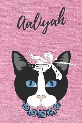 Book cover for Aaliyah Katzen-Notizbuch / Malbuch / Tagebuch