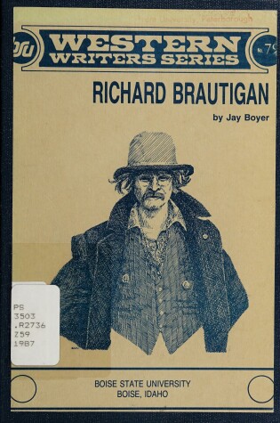 Book cover for Richard Brautigan (Western Writers)