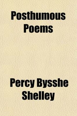 Cover of Posthumous Poems