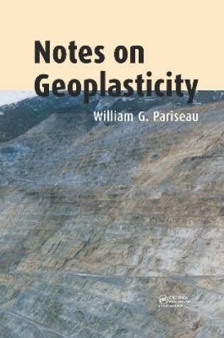 Cover of Notes on Geoplasticity