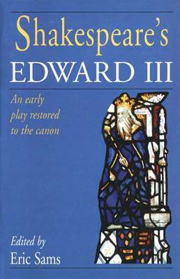 Book cover for Shakespeare's Edward III