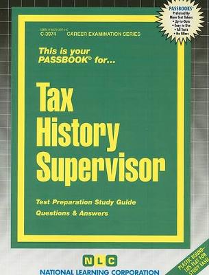 Book cover for Tax History Supervisor