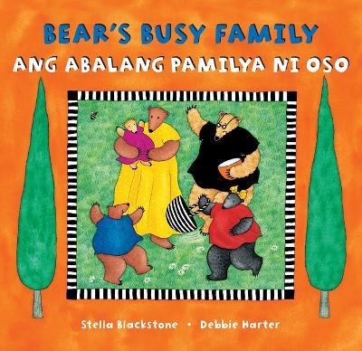 Book cover for Bear's Busy Family (Bilingual Tagalog & English)