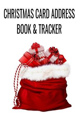 Book cover for Christmas Card Address Book & Tracker