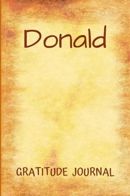 Cover of Donald Gratitude Journal