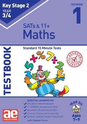 Book cover for KS2 Maths Year 3/4 Testbook 1