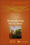 Book cover for Remembering Sir J C Bose