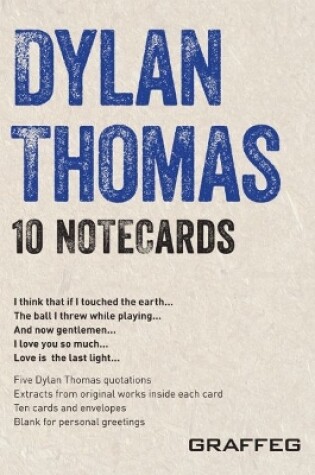 Cover of Dylan Thomas Notecards Pack 2