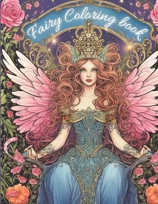 Book cover for Fairy Coloring Book for Adults and Teens