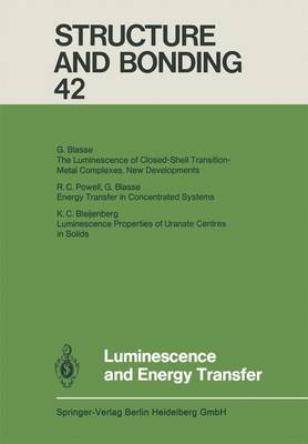 Book cover for Luminescence and Energy Transfer