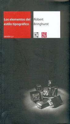 Book cover for Los Elementos del Estilo Tipografico