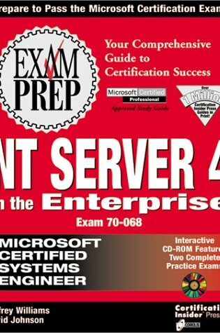 Cover of The MCSE NT4 Server in the Enterprise Exam Prep