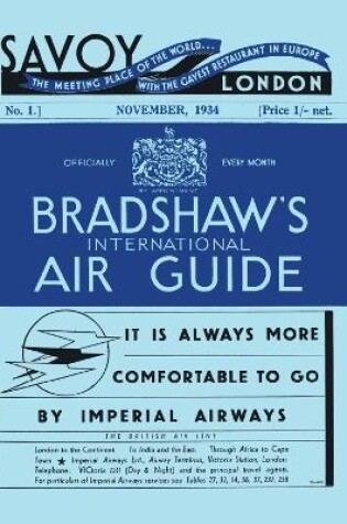 Cover of Bradshaw’s International Air Guide, 1934