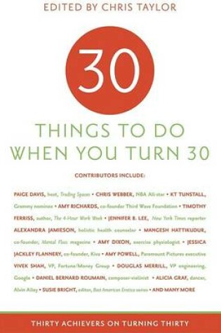 Cover of Thirty Things to Do When You Turn Thirty