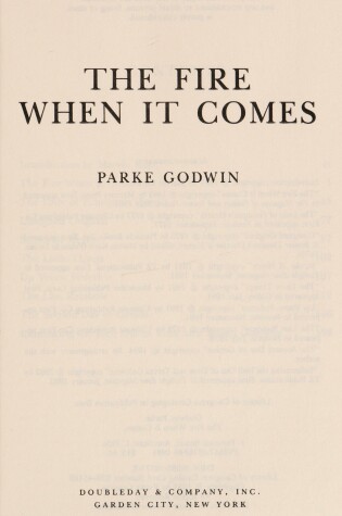 Cover of The Fire When It Comes
