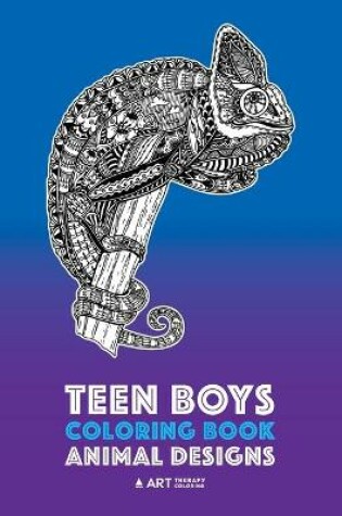 Cover of Teen Boys Coloring Book