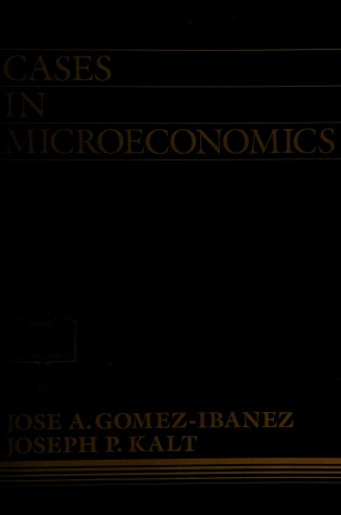 Cover of Cases in Microeconomics