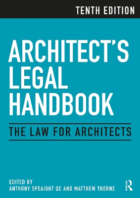 Cover of Architect's Legal Handbook