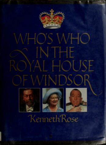 Book cover for Whos Who in the Royal House of