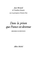 Cover of Dans La Prison Que France Est Devenue