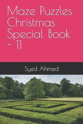 Book cover for Maze Puzzles Christmas Special Book - 11