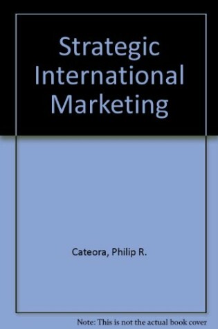 Cover of Strategic International Marketing