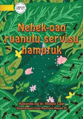 Book cover for 20 Busy Little Ants- Nehek-oan ruanulu servisu hamutuk