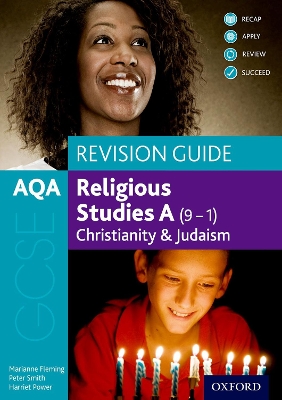 Book cover for AQA GCSE Religious Studies A (9-1): Christianity and Judaism Revision Guide