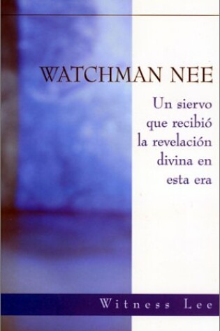 Cover of Watchman Nee