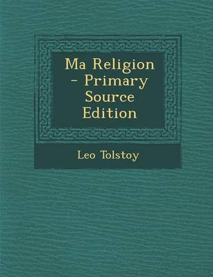 Book cover for Ma Religion - Primary Source Edition