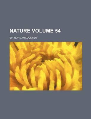 Book cover for Nature Volume 54