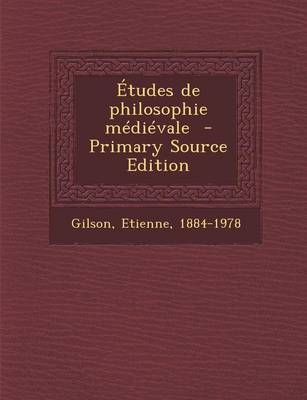Book cover for Etudes de Philosophie Medievale
