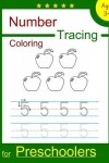 Book cover for Number Tracing Coloring for Preschoolers