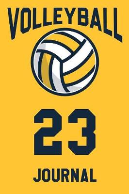 Book cover for Volleyball Journal 23