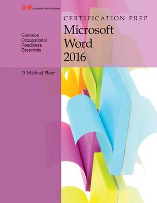 Book cover for Certification Prep Microsoft Word 2016