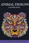 Book cover for Animal Designs Coloring Book