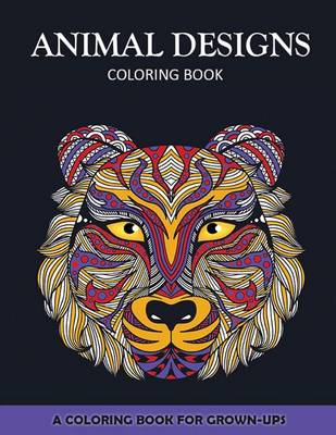 Book cover for Animal Designs Coloring Book