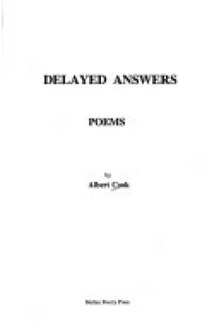 Cover of Delayed Answers