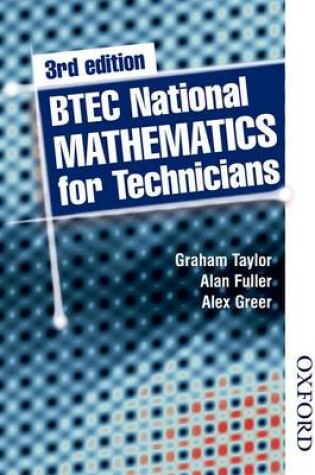 Cover of BTEC National Mathematics for Technicians