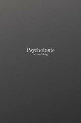 Cover of Psychologie in Ausbildung