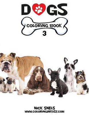 Book cover for Dogs Coloring Book 3