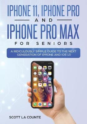 Book cover for iPhone 11, iPhone Pro, and iPhone Pro Max For Seniors