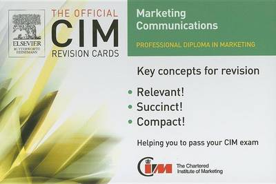 Book cover for CIM Revision Cards 05/06: Marketing Communications