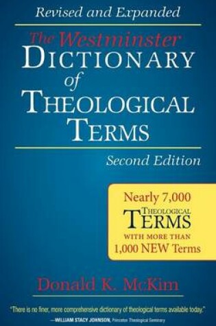 Cover of The Westminster Dictionary of Theological Terms, 2nd ed.