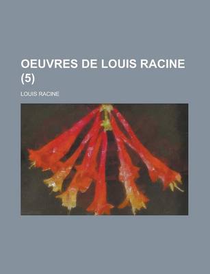 Book cover for Oeuvres de Louis Racine (5)