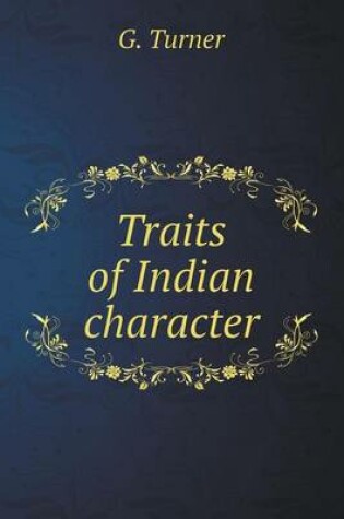 Cover of Traits of Indian character