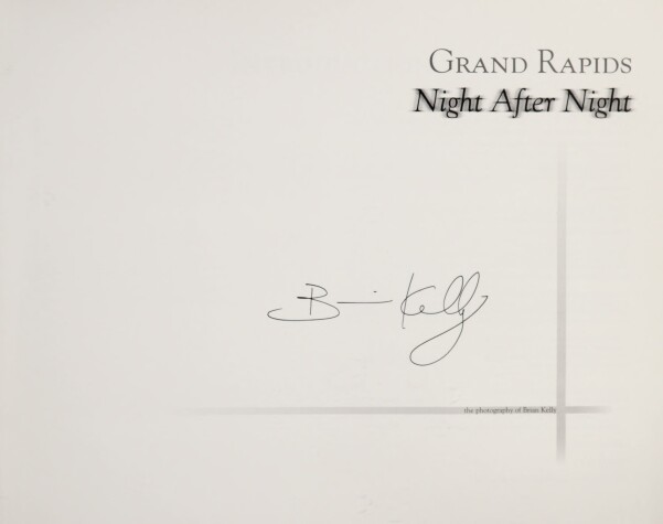 Book cover for Grand Rapids Night After Night